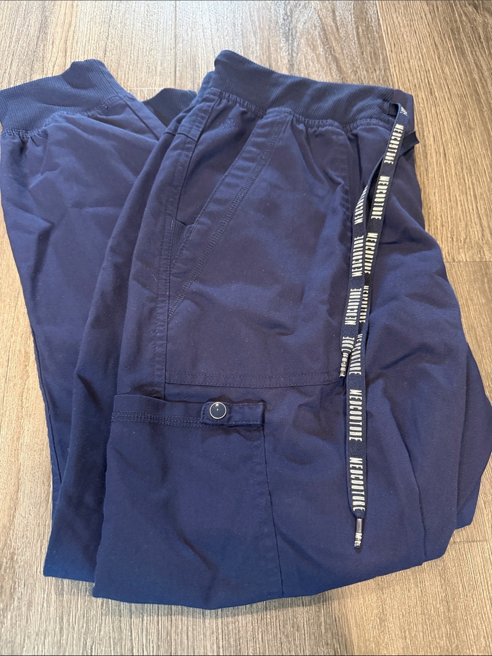 MedCouture Navy Jogger Scrub Pants